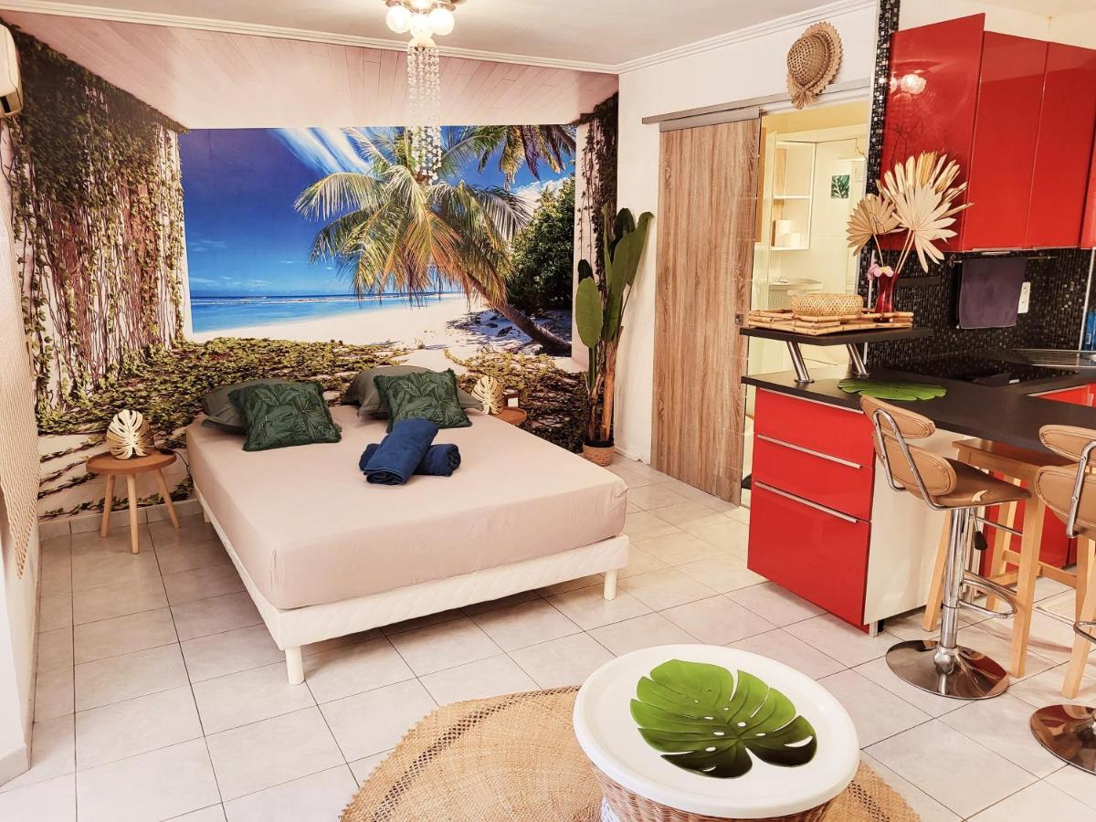 Le Studio Tahiti 4 Pers 600M De La Plage La Faviere Bormes-les-Mimosas Bagian luar foto